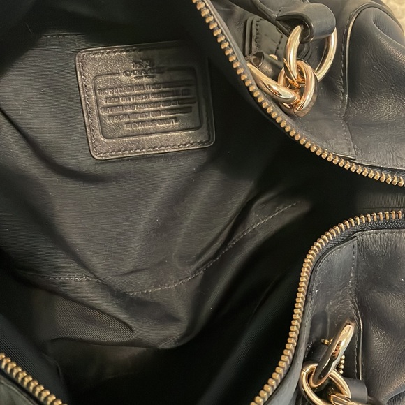 Coach #F33806 Colette Leather Satchel Shoulder Bag - Picture 11 of 13